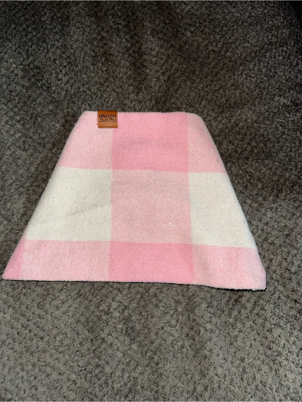 Pacific Hound Pink and White Bandeau Scarf Size Large